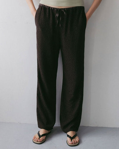 【anuke 2027 SS】Dot jacquard Rough Pants - 4月下旬頃発送 - Champdelarose