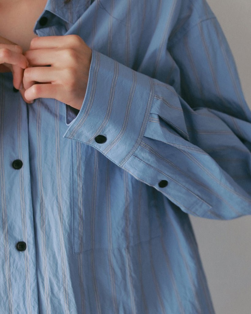 【anuke 2027 SS】Dry Stripe Shirts - 3月下旬頃発送 - Champdelarose