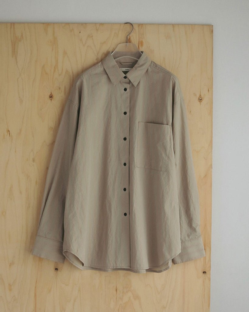 【anuke 2027 SS】Dry Stripe Shirts - 3月下旬頃発送 - Champdelarose