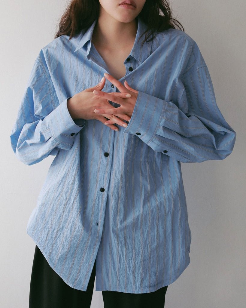 【anuke 2027 SS】Dry Stripe Shirts - 3月下旬頃発送 - Champdelarose