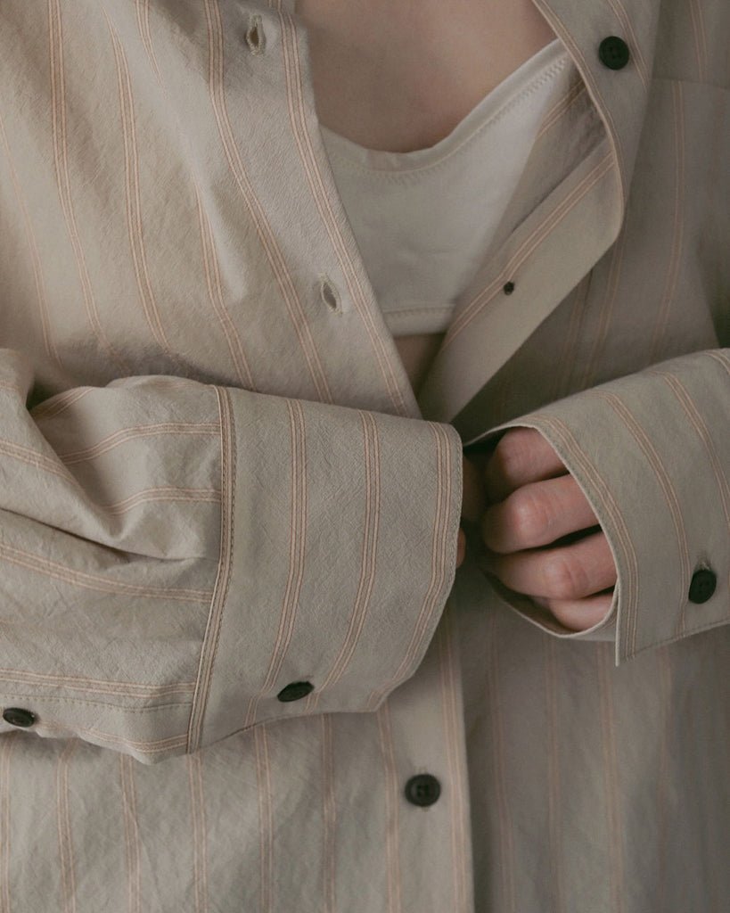 【anuke 2027 SS】Dry Stripe Shirts - 3月下旬頃発送 - Champdelarose