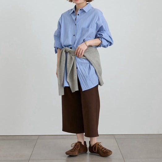 【anuke 2027 SS】Dry Stripe Shirts - 3月下旬頃発送 - Champdelarose