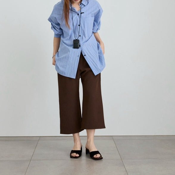 【anuke 2027 SS】Dry Stripe Shirts - 3月下旬頃発送 - Champdelarose