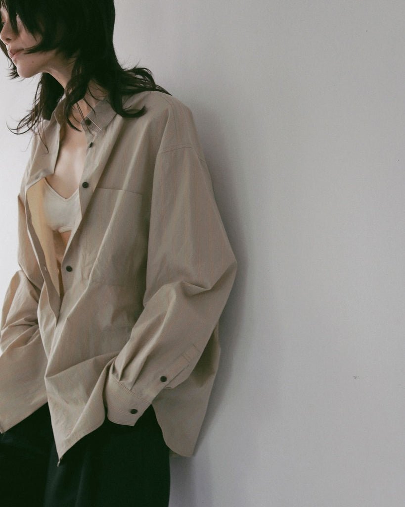 【anuke 2027 SS】Dry Stripe Shirts - 3月下旬頃発送 - Champdelarose