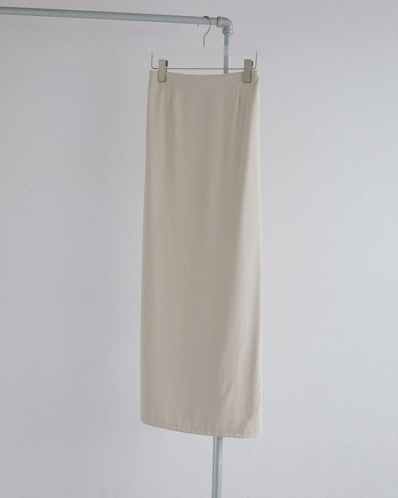 【anuke 2027 SS】Georgette Pencil Skirt - 2月下旬頃発送 - Champdelarose