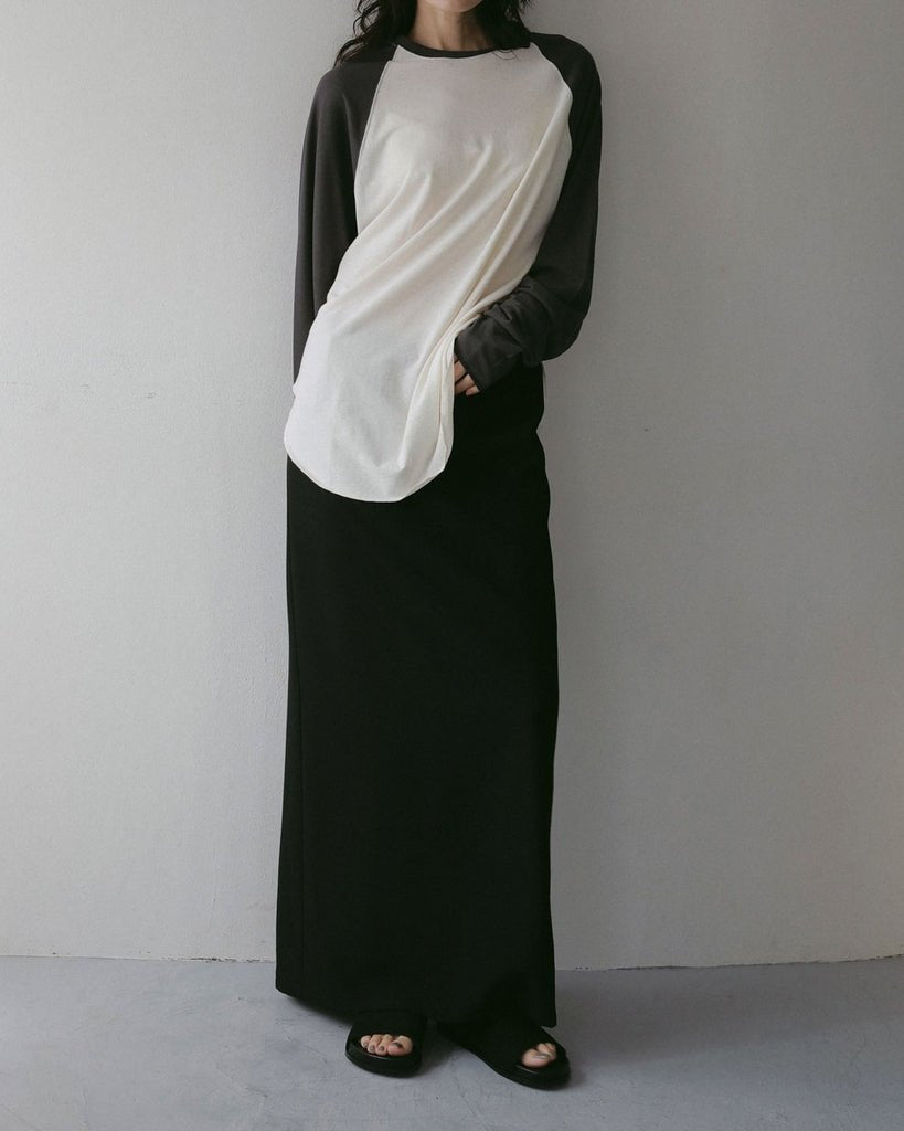 【anuke 2027 SS】Georgette Pencil Skirt - 2月下旬頃発送 - Champdelarose
