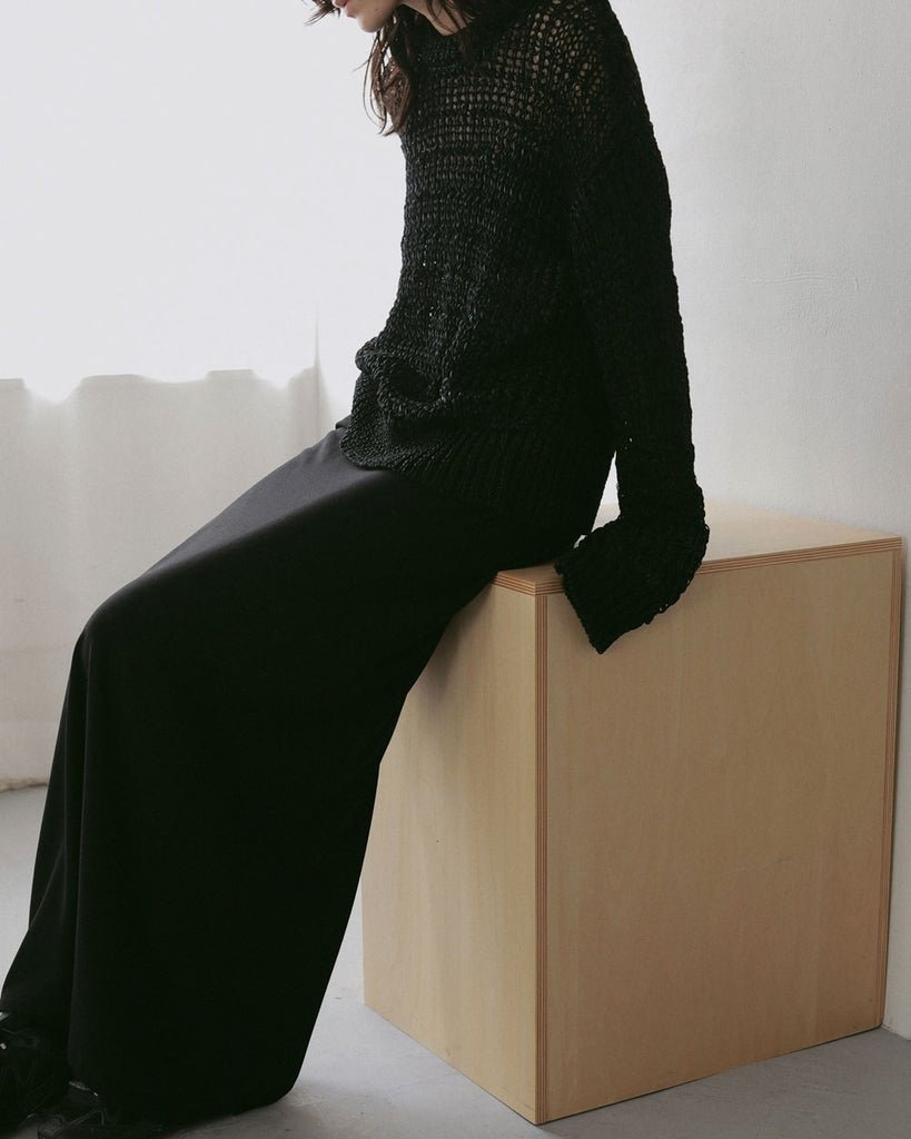 【anuke 2027 SS】Georgette Pencil Skirt - 2月下旬頃発送 - Champdelarose