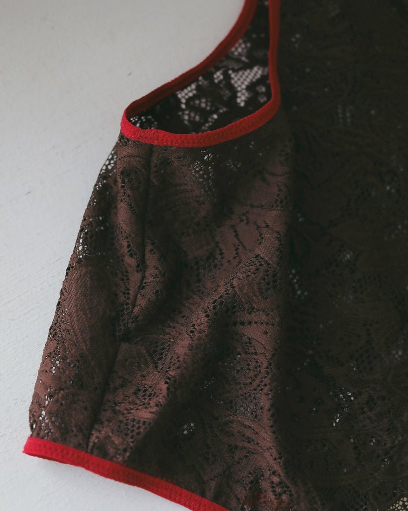 【anuke 2027 SS】Lace Sleeveless Tops - 5月下旬頃発送 - Champdelarose