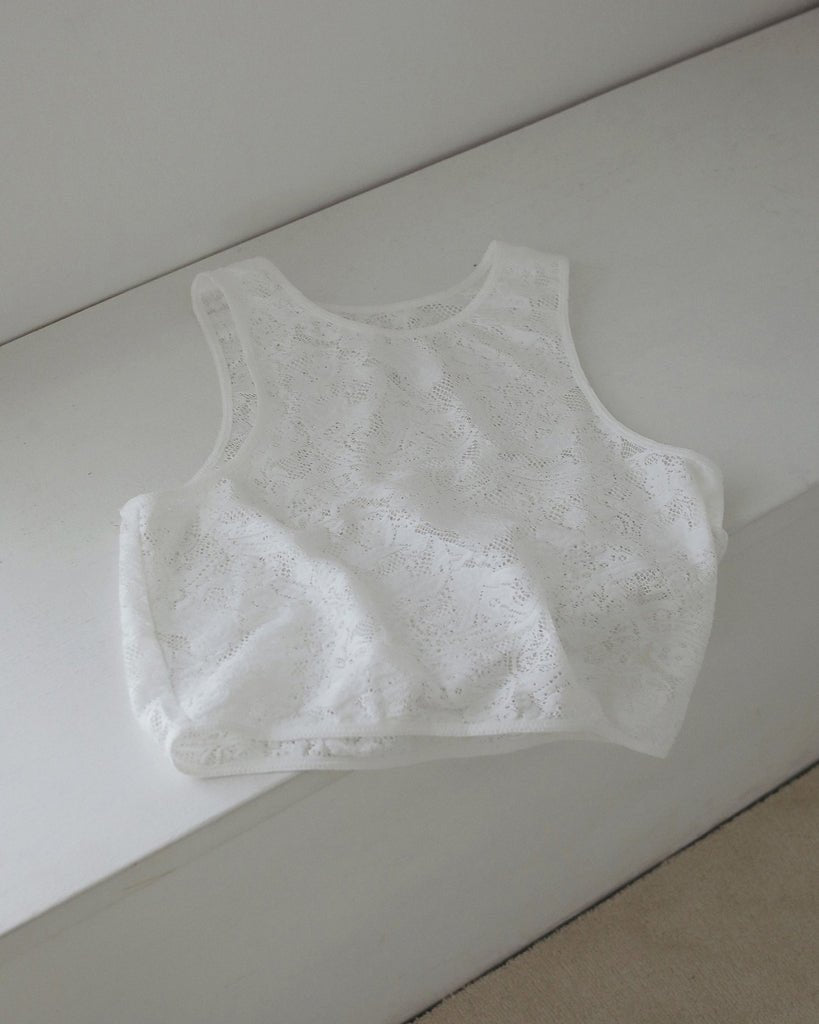 【anuke 2027 SS】Lace Sleeveless Tops - 5月下旬頃発送 - Champdelarose