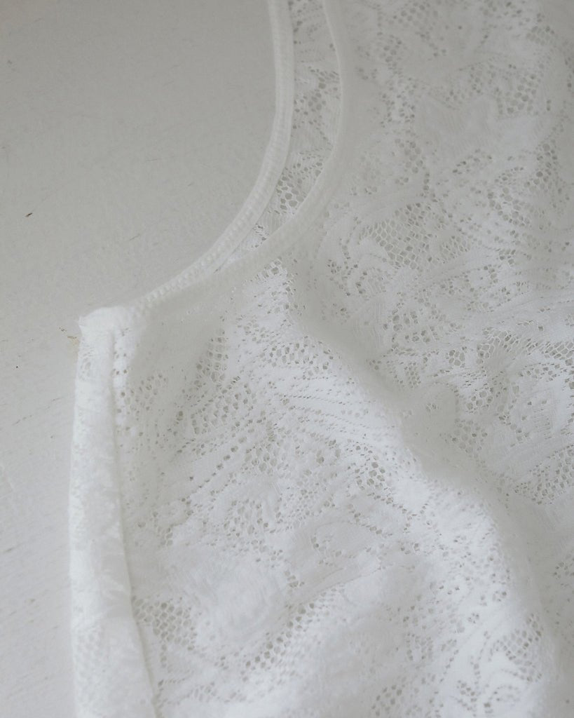 【anuke 2027 SS】Lace Sleeveless Tops - 5月下旬頃発送 - Champdelarose