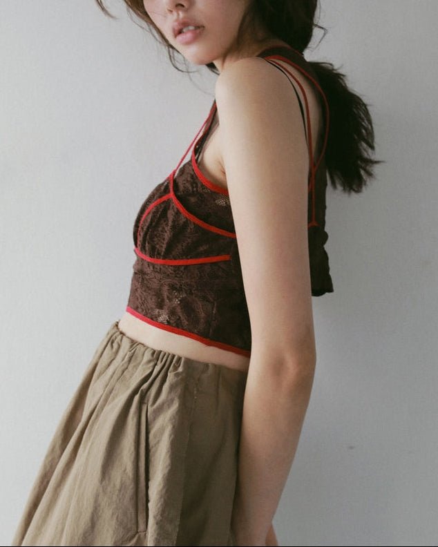 【anuke 2027 SS】Lace Sleeveless Tops - 5月下旬頃発送 - Champdelarose
