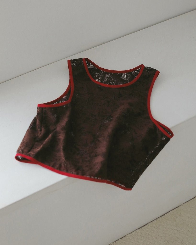 【anuke 2027 SS】Lace Sleeveless Tops - 5月下旬頃発送 - Champdelarose
