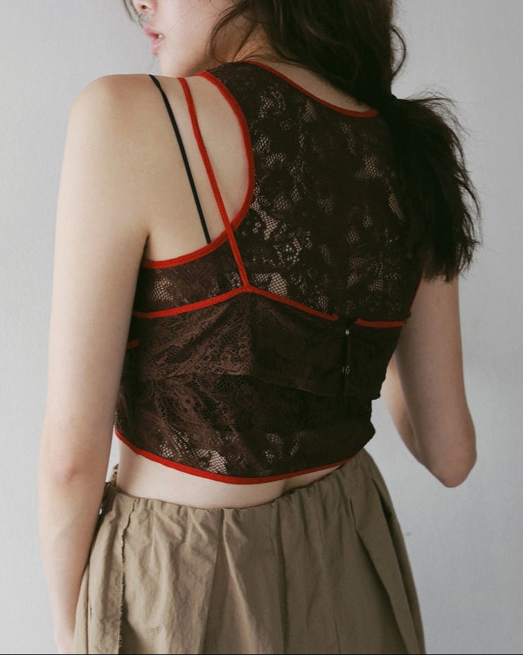 【anuke 2027 SS】Lace Sleeveless Tops - 5月下旬頃発送 - Champdelarose
