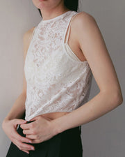 【anuke 2027 SS】Lace Sleeveless Tops - 5月下旬頃発送 - Champdelarose