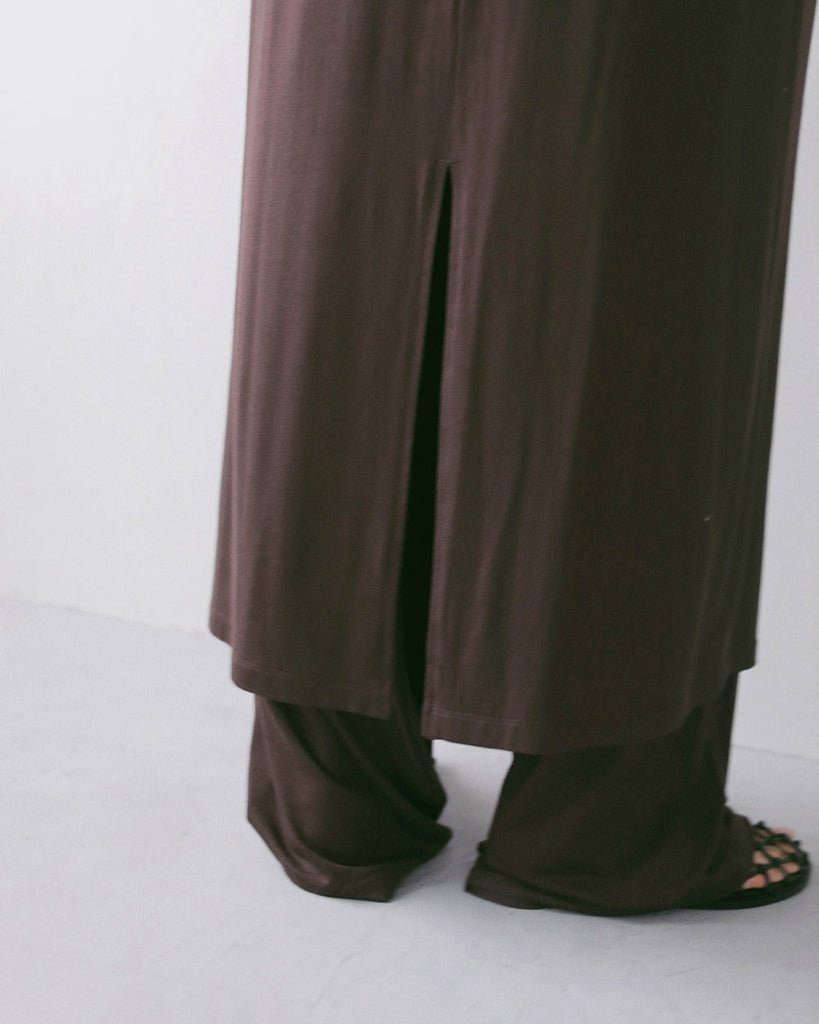 【anuke 2027 SS】Layered Rough Pants - 3月下旬頃発送 - Champdelarose