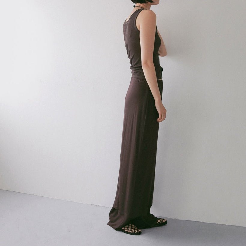 【anuke 2027 SS】Layered Rough Pants - 3月下旬頃発送 - Champdelarose