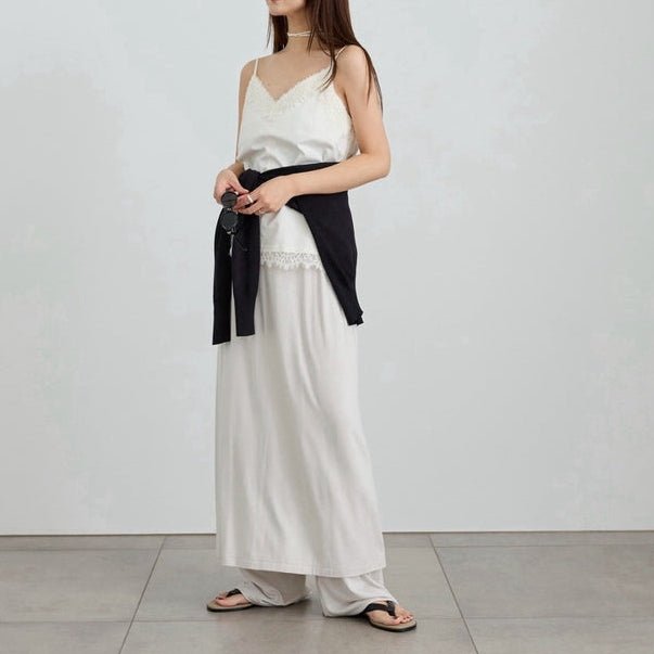 【anuke 2027 SS】Layered Rough Pants - 3月下旬頃発送 - Champdelarose