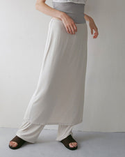 【anuke 2027 SS】Layered Rough Pants - 3月下旬頃発送 - Champdelarose