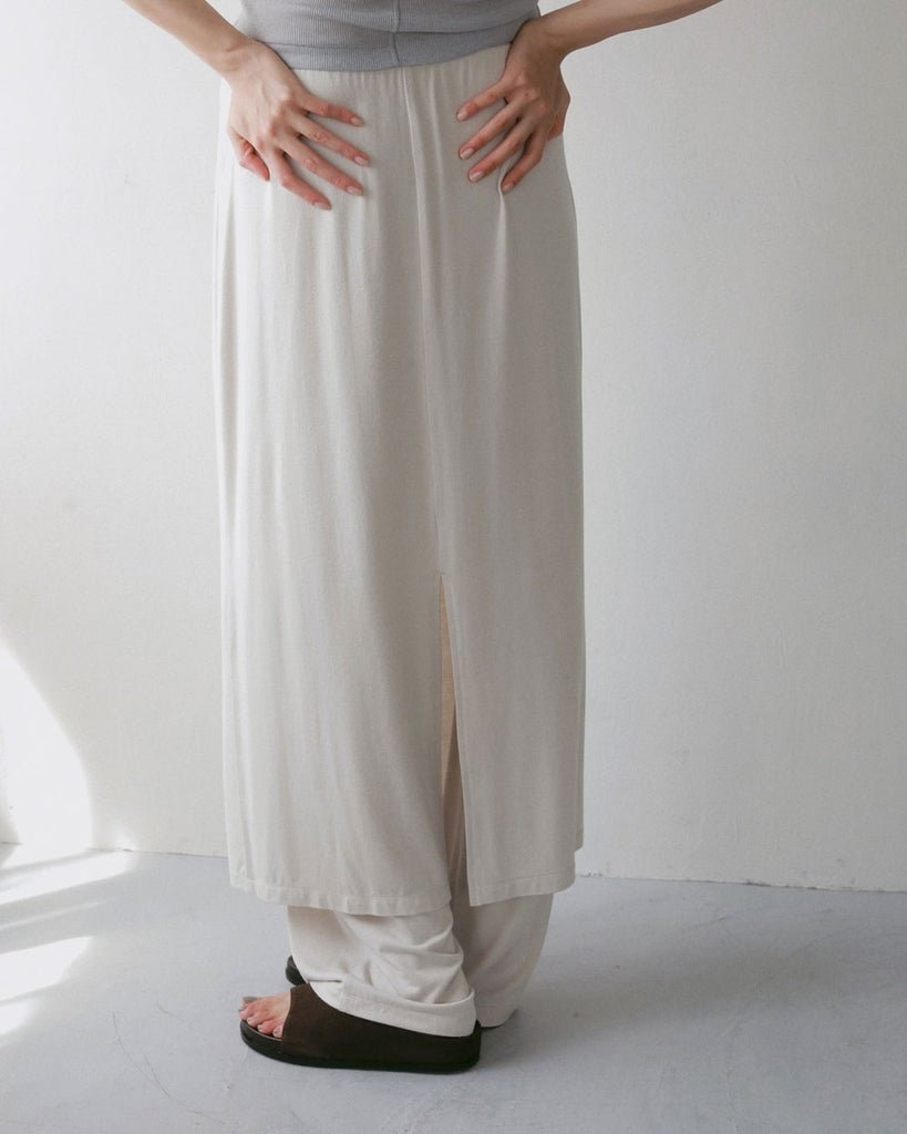 【anuke 2027 SS】Layered Rough Pants - 3月下旬頃発送 - Champdelarose
