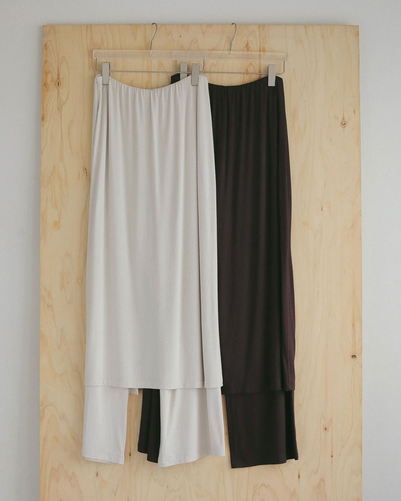 【anuke 2027 SS】Layered Rough Pants - 3月下旬頃発送 - Champdelarose