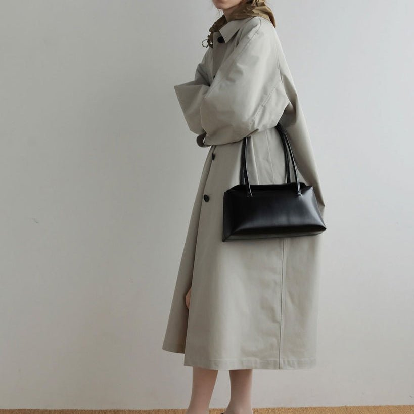 【anuke 2027 SS】Leather Boston Bag - 2月下旬頃発送 - Champdelarose