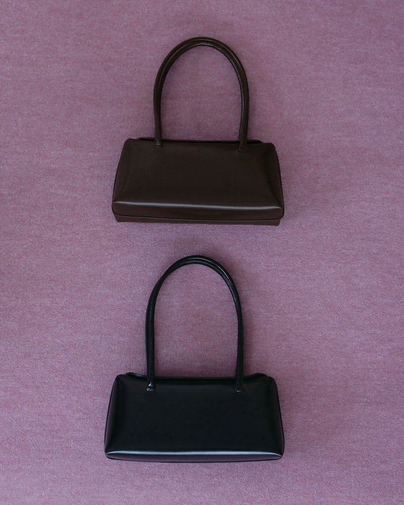 【anuke 2027 SS】Leather Boston Bag - 2月下旬頃発送 - Champdelarose