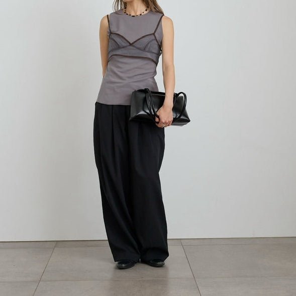 【anuke 2027 SS】Leather Boston Bag - 2月下旬頃発送 - Champdelarose