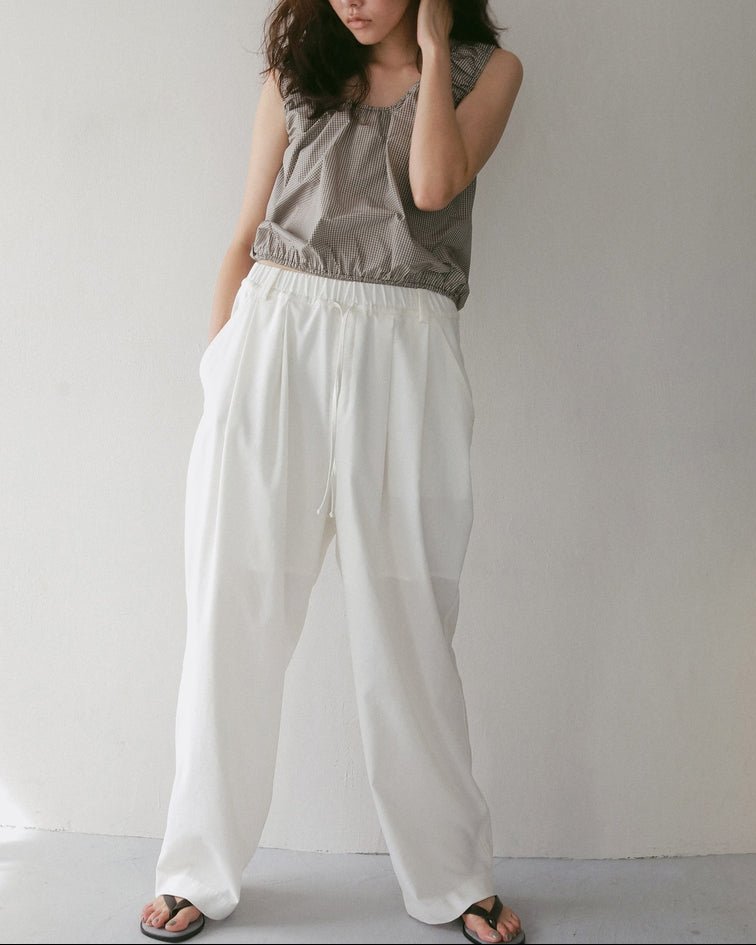 【anuke 2027 SS】Linen Rough Pants - 5月下旬頃発送 - Champdelarose