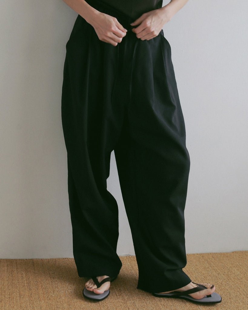 【anuke 2027 SS】Linen Rough Pants - 5月下旬頃発送 - Champdelarose