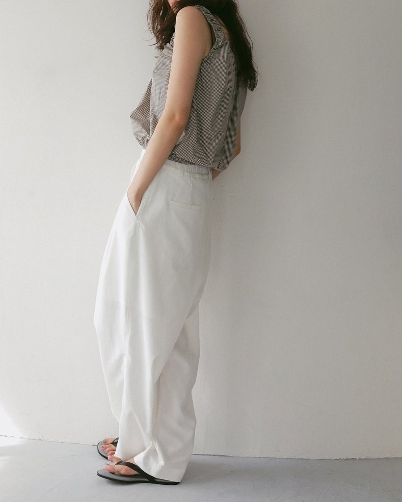 【anuke 2027 SS】Linen Rough Pants - 5月下旬頃発送 - Champdelarose