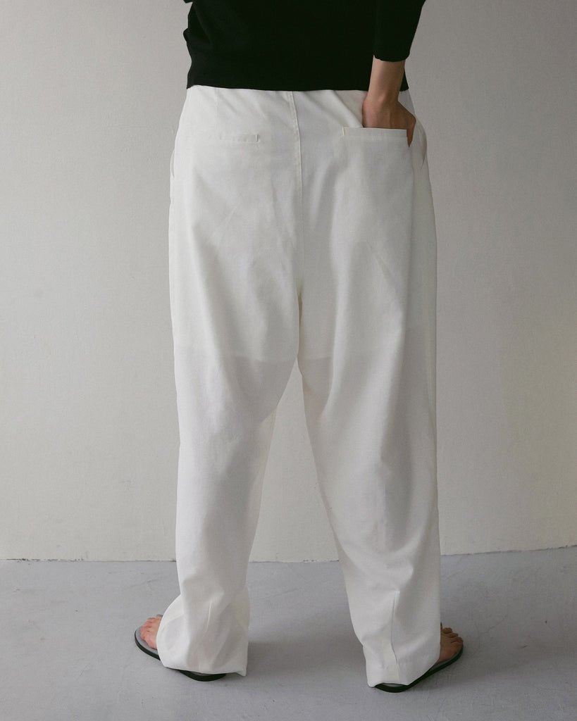 【anuke 2027 SS】Linen Rough Pants - 5月下旬頃発送 - Champdelarose