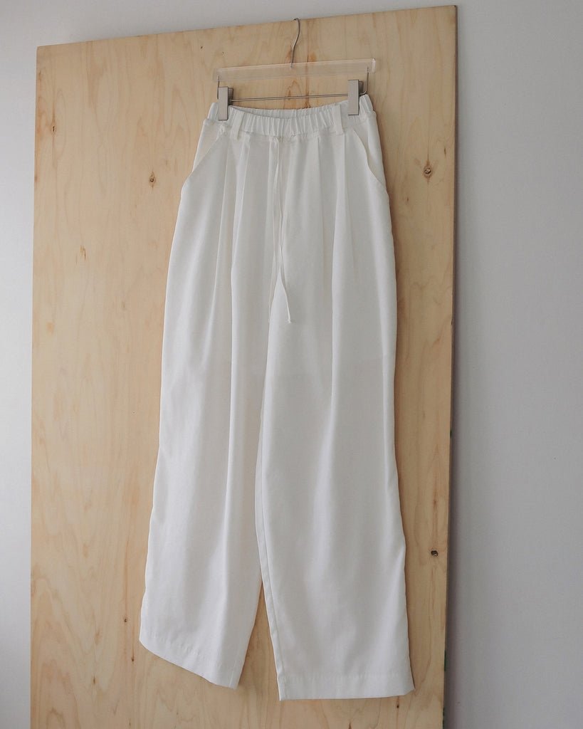 【anuke 2027 SS】Linen Rough Pants - 5月下旬頃発送 - Champdelarose