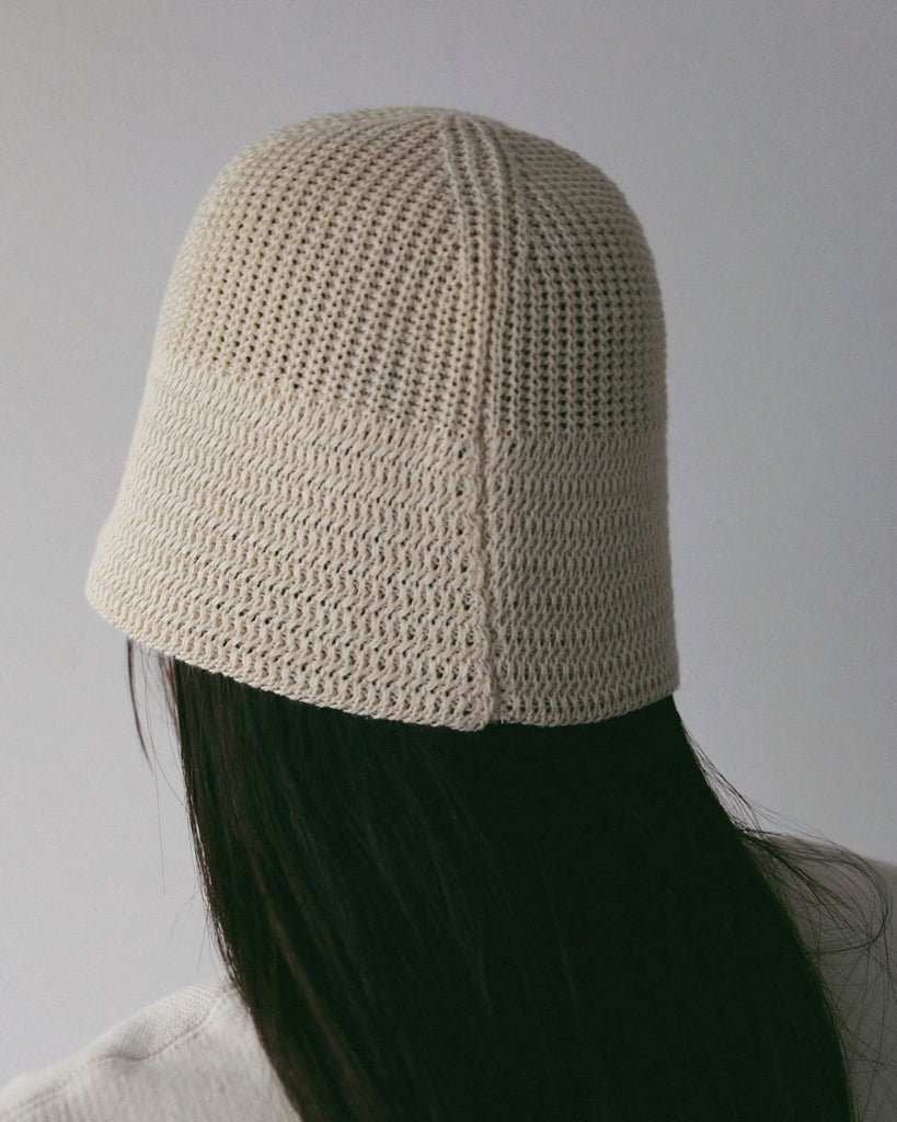 【anuke 2027 SS】Linenknit Bucket Hat - 4月下旬頃発送 - Champdelarose