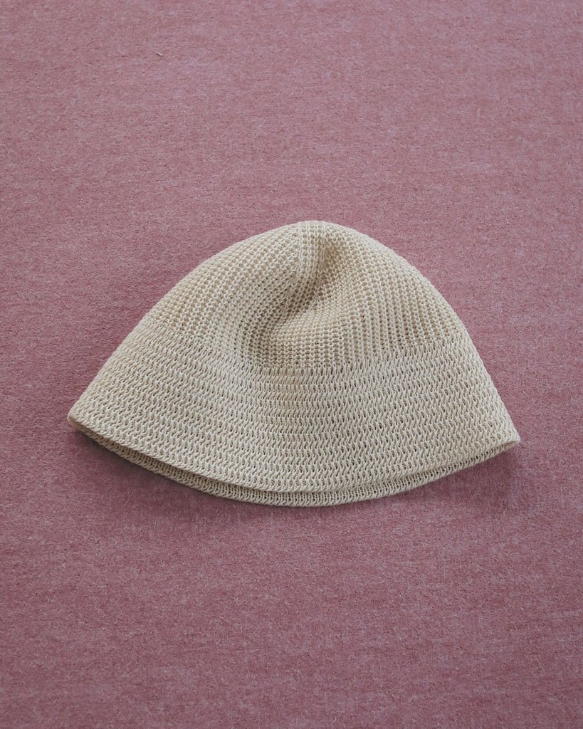 【anuke 2027 SS】Linenknit Bucket Hat - 4月下旬頃発送 - Champdelarose