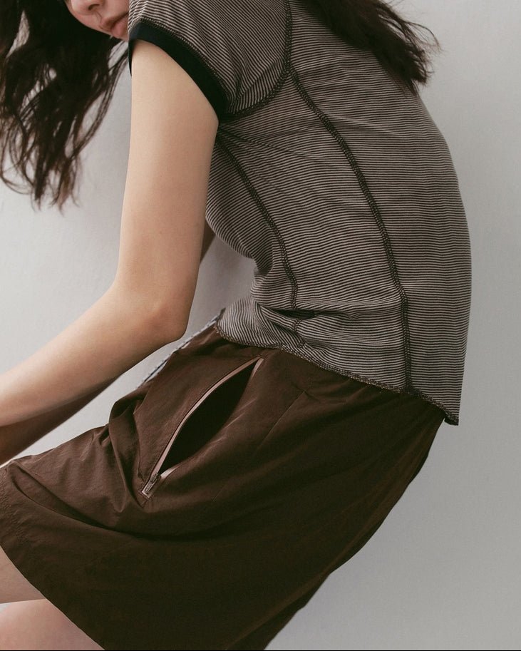 【anuke 2027 SS】Nylon Half Pants - 5月下旬頃発送 - Champdelarose