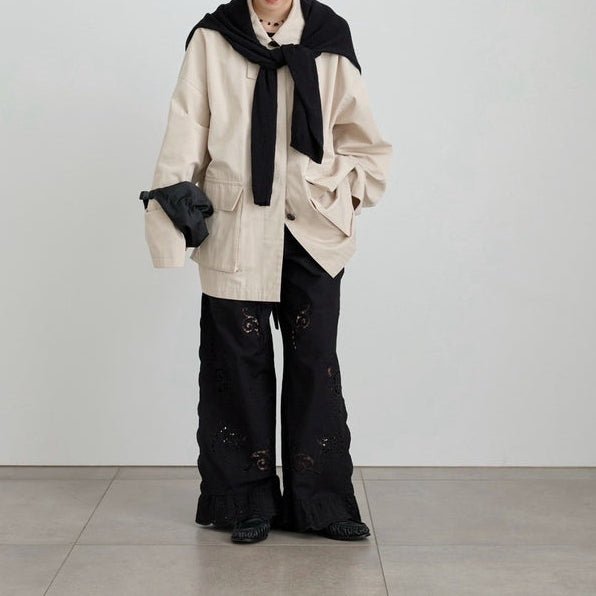 【anuke 2027 SS】Over Half Coat - 2月下旬頃発送 - Champdelarose