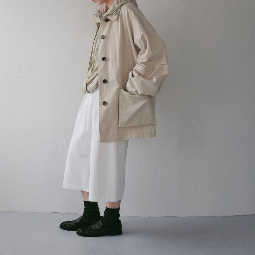 【anuke 2027 SS】Over Half Coat - 2月下旬頃発送 - Champdelarose