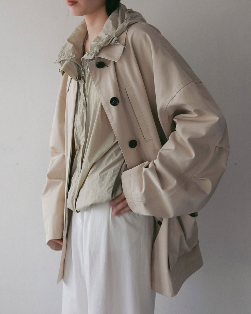【anuke 2027 SS】Over Half Coat - 2月下旬頃発送 - Champdelarose