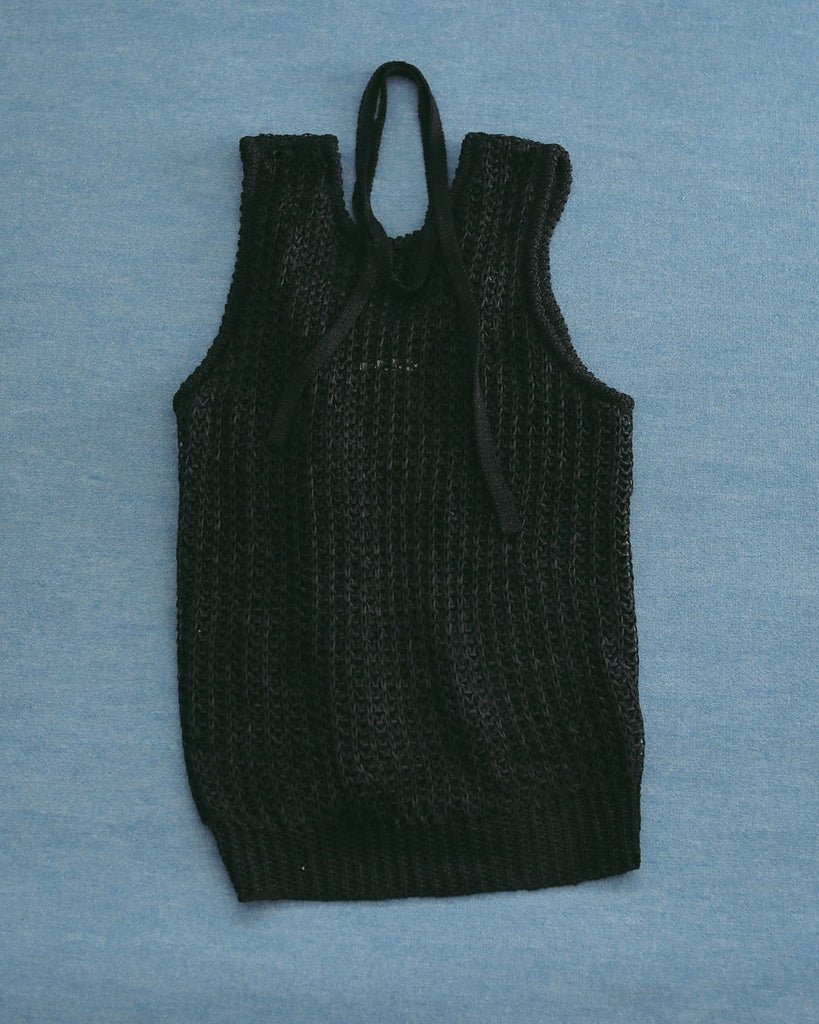 【anuke 2027 SS】Paperyarn Knit Vest - 4月下旬頃発送 - Champdelarose