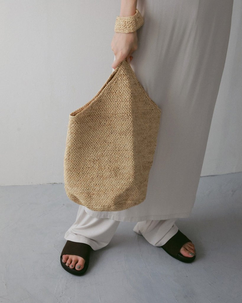 【anuke 2027 SS】Raffia Tote Bag - 4月下旬頃発送 - Champdelarose