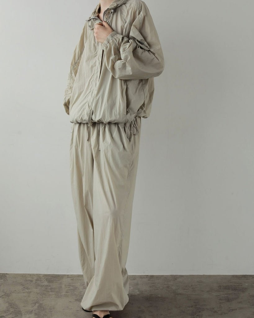 【anuke 2027 SS】Sheer Nylon Pants - 3月下旬頃発送 - Champdelarose