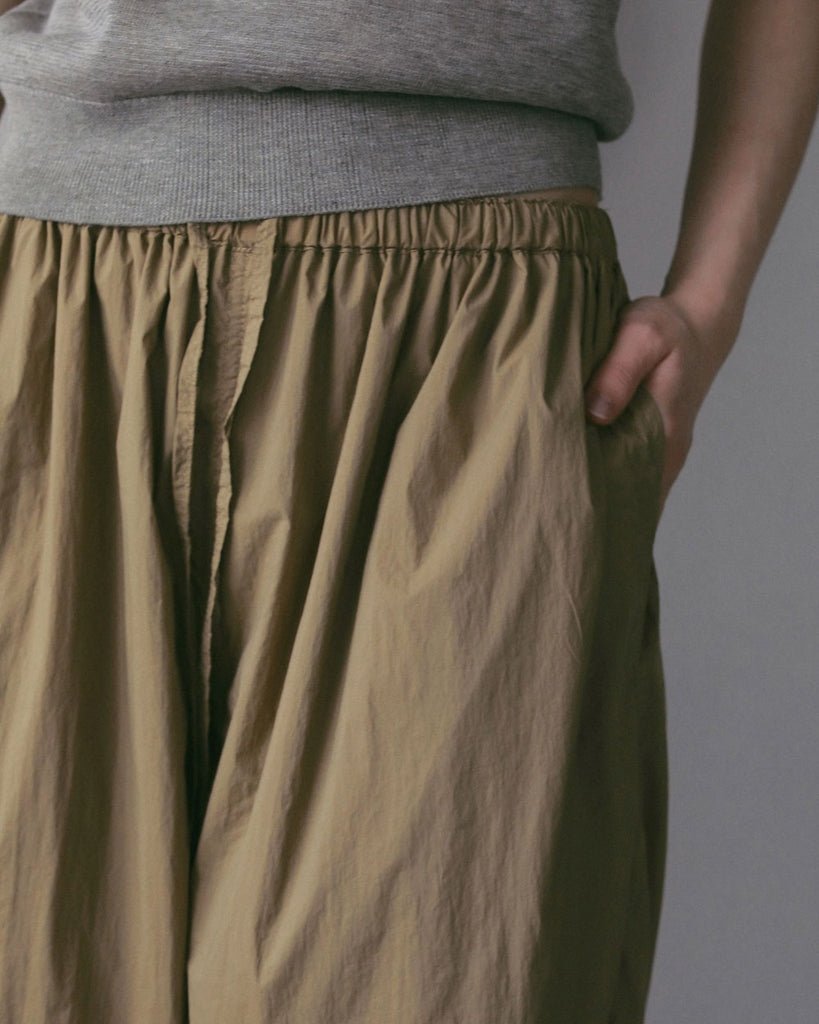 【anuke 2027 SS】Sheer Nylon Pants - 3月下旬頃発送 - Champdelarose