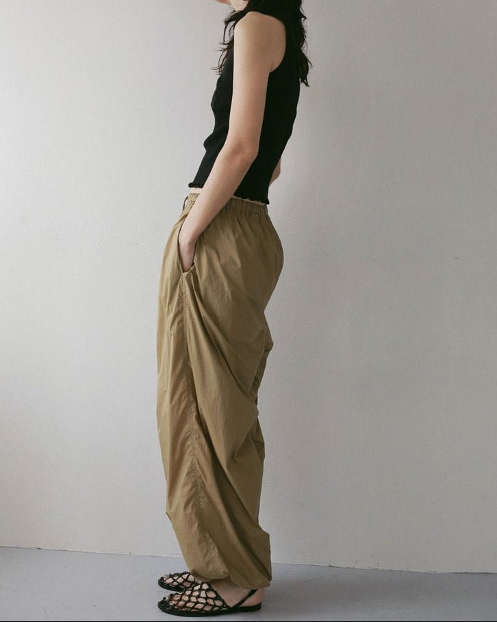 【anuke 2027 SS】Sheer Nylon Pants - 3月下旬頃発送 - Champdelarose