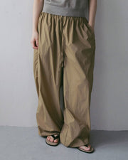 【anuke 2027 SS】Sheer Nylon Pants - 3月下旬頃発送 - Champdelarose