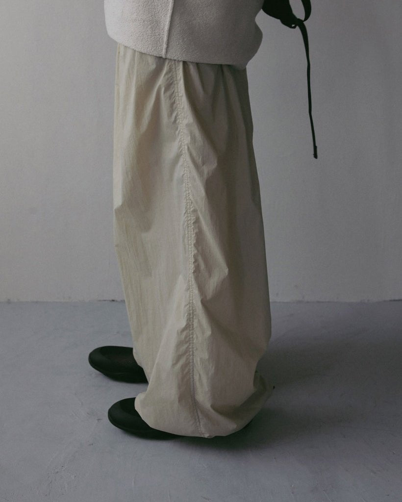 【anuke 2027 SS】Sheer Nylon Pants - 3月下旬頃発送 - Champdelarose