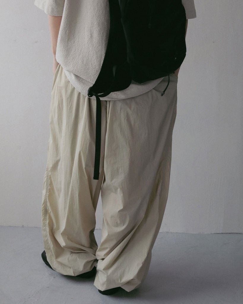 【anuke 2027 SS】Sheer Nylon Pants - 3月下旬頃発送 - Champdelarose