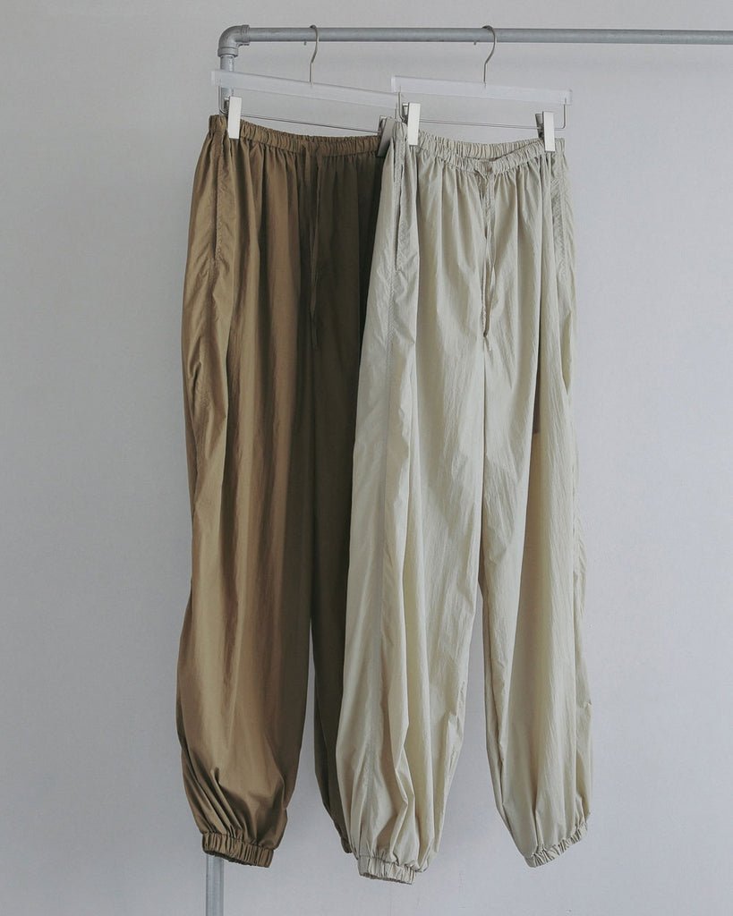 【anuke 2027 SS】Sheer Nylon Pants - 3月下旬頃発送 - Champdelarose