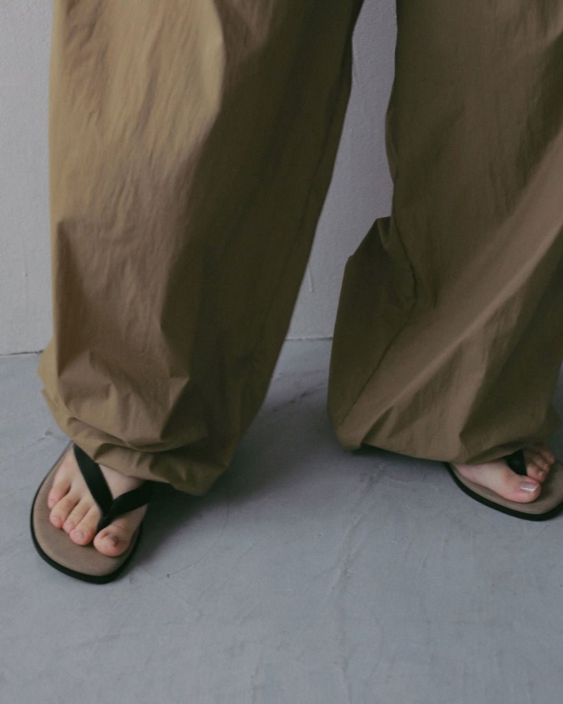 【anuke 2027 SS】Sheer Nylon Pants - 3月下旬頃発送 - Champdelarose