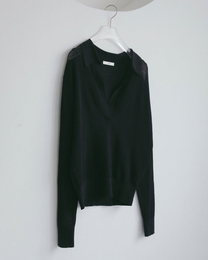 【anuke 2027 SS】Sheer Skipper Knit - 3月下旬頃発送 - Champdelarose