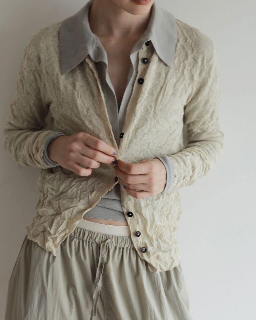 【anuke 2027 SS】Sheer Skipper Knit - 3月下旬頃発送 - Champdelarose